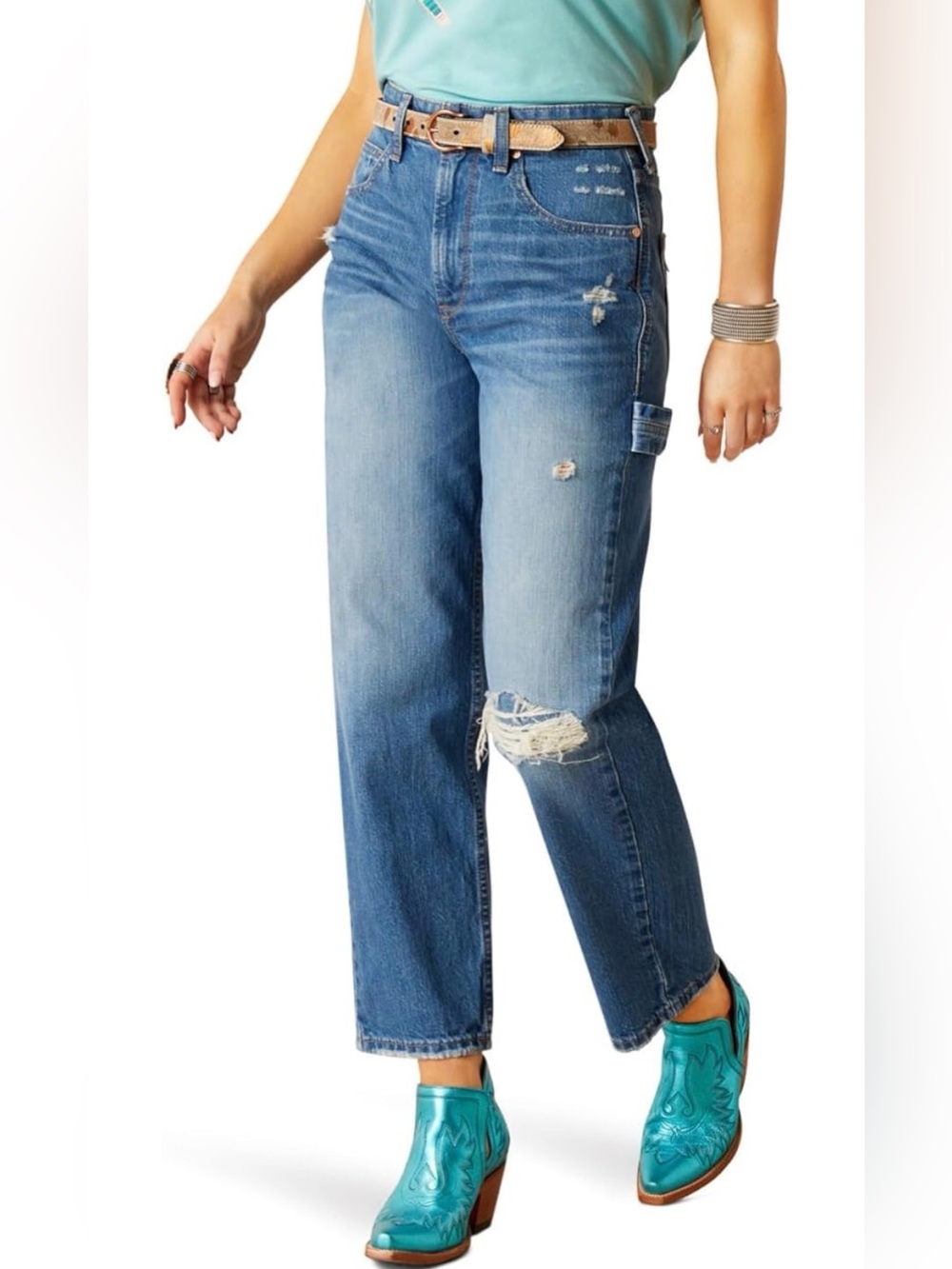 ARIAT Ultra High-Rise Tomboy Wide Jeans